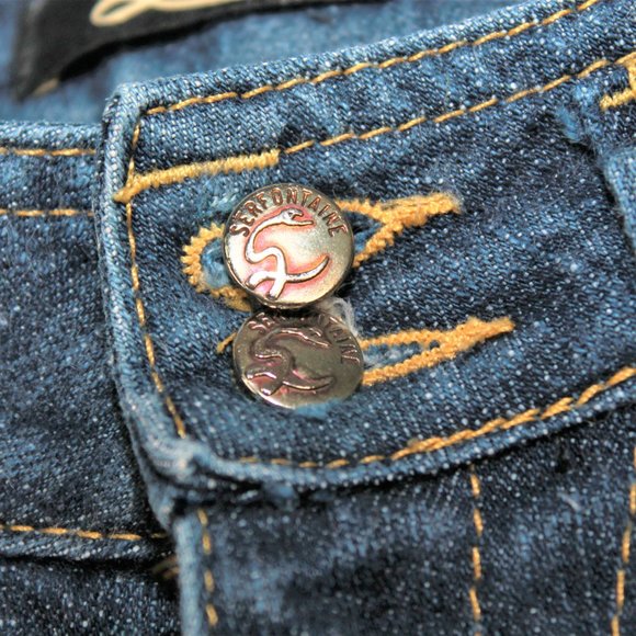 Vintage Serfontaine Bootcut Midrise Womens Jeans sz 28 Distressed - Picture 3 of 7